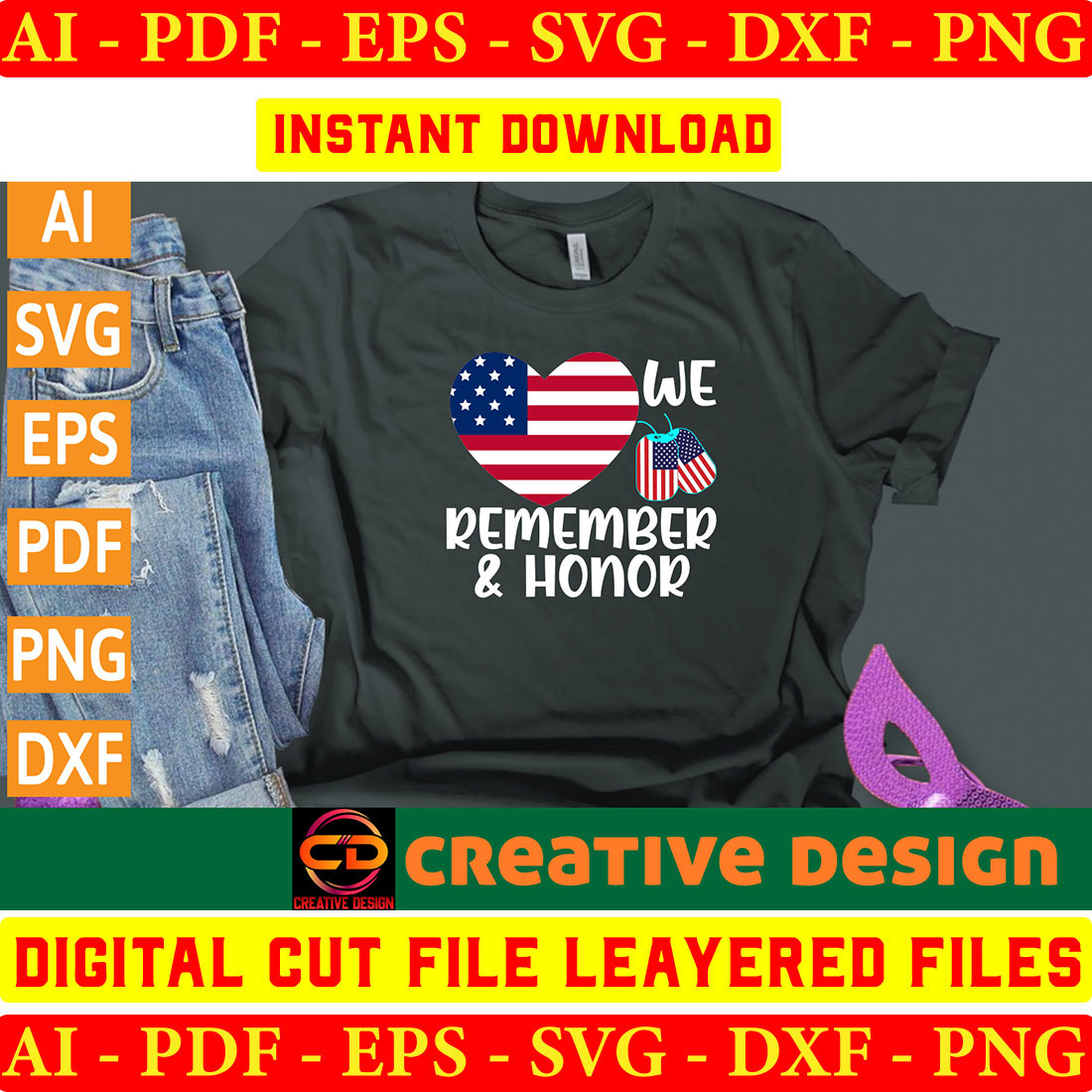 Veteran T-shirt Design Bundle Vol-8 preview image.