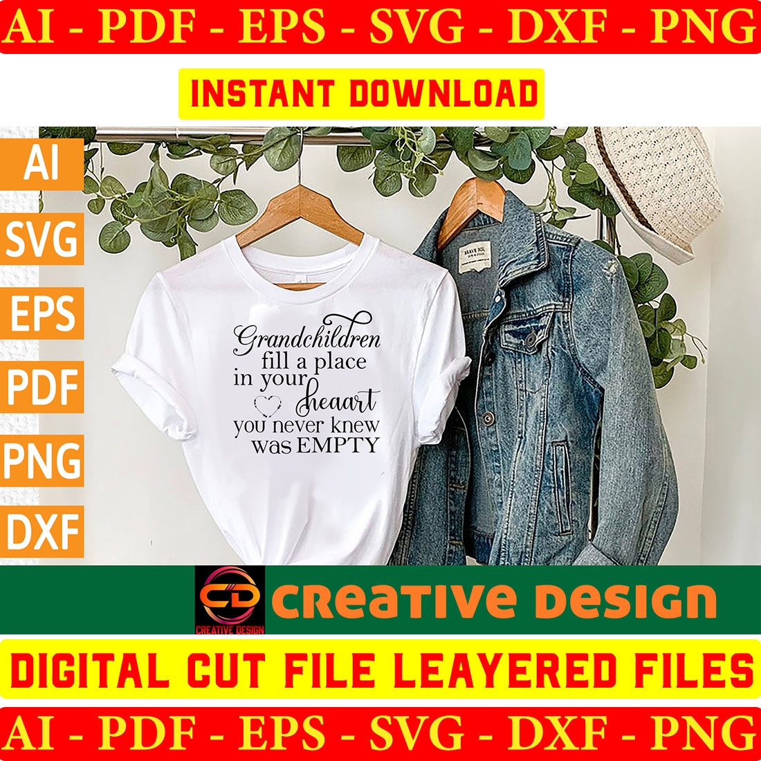 Grandparents Day T-shirt Design Bundle Vol-1 preview image.