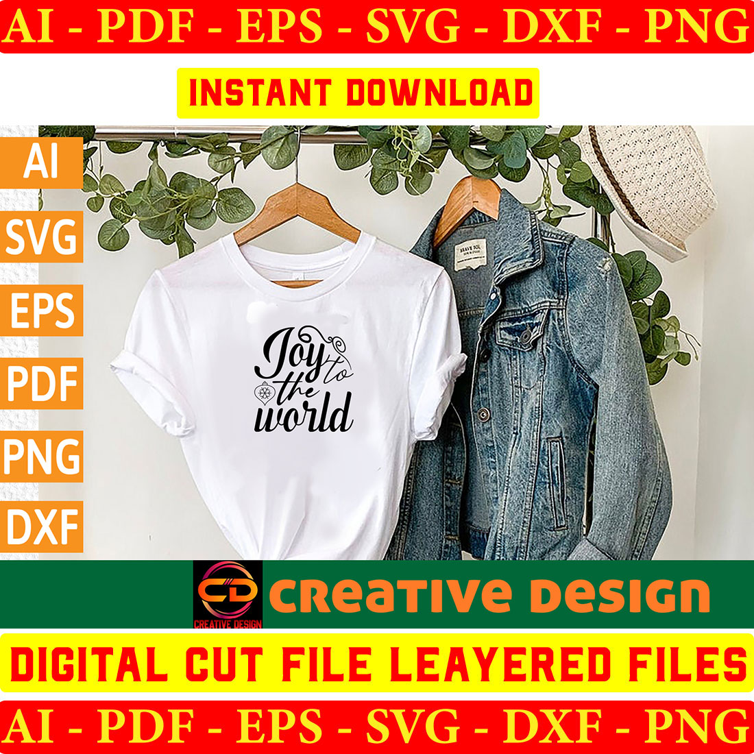 Christmas SVG Design Bundle Vol-50 preview image.