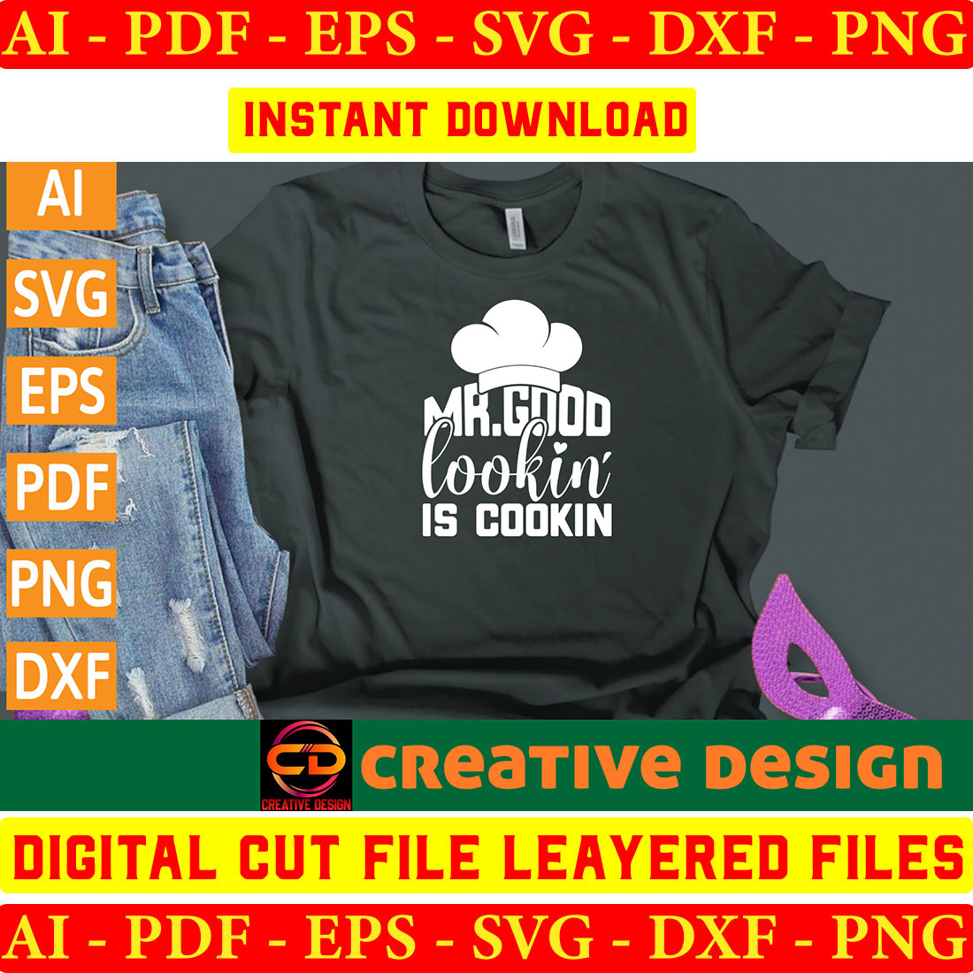 BBQ T-shirt Design Bundle Vol-03 preview image.