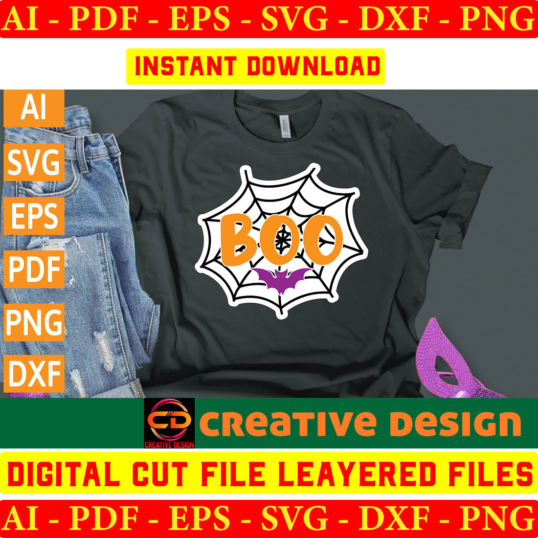 Halloween SVG Design Bundle Vol-33 preview image.