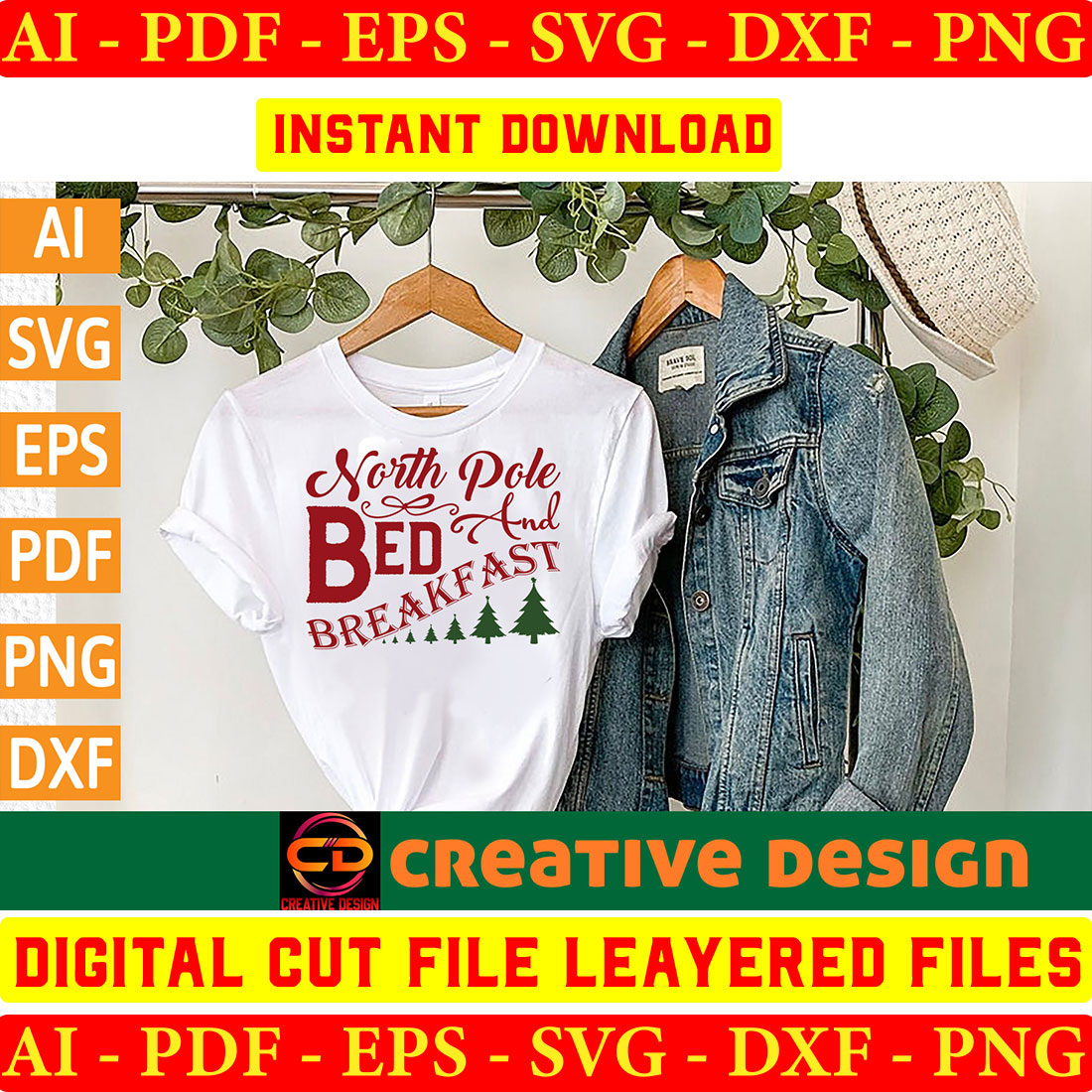 Christmas SVG Design Bundle Vol-35 preview image.