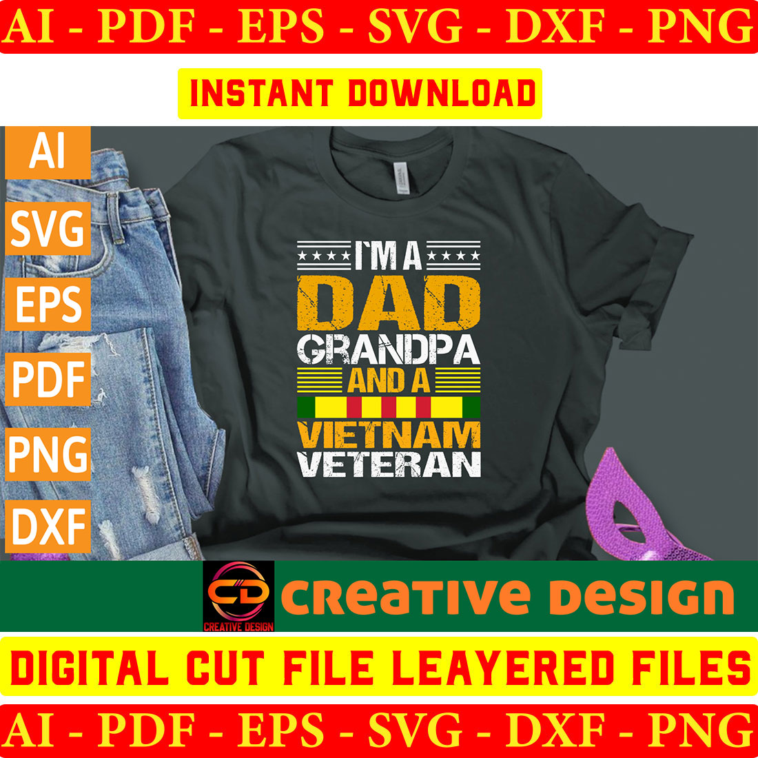 Father Day SVG Design Bundle Vol-16 preview image.