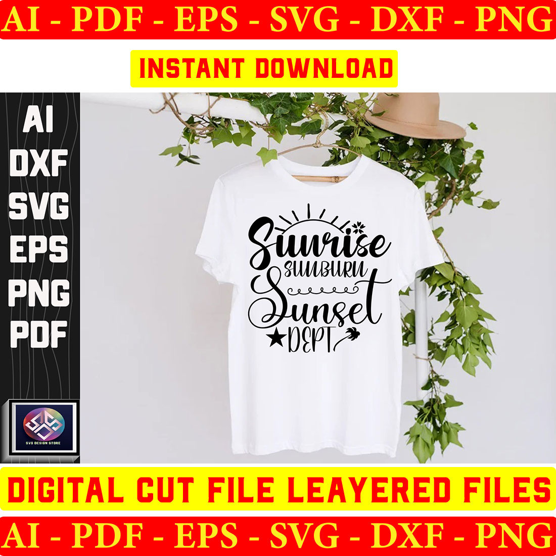 Summer SVG Bundle, Summer Svg, Beach Svg, Summertime Svg, Vacation Svg, Summer Cut Files, Cricut, Png, Svg Vol-04 preview image.