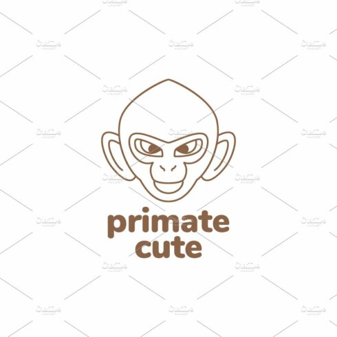 face ape monkey logo design cover image.