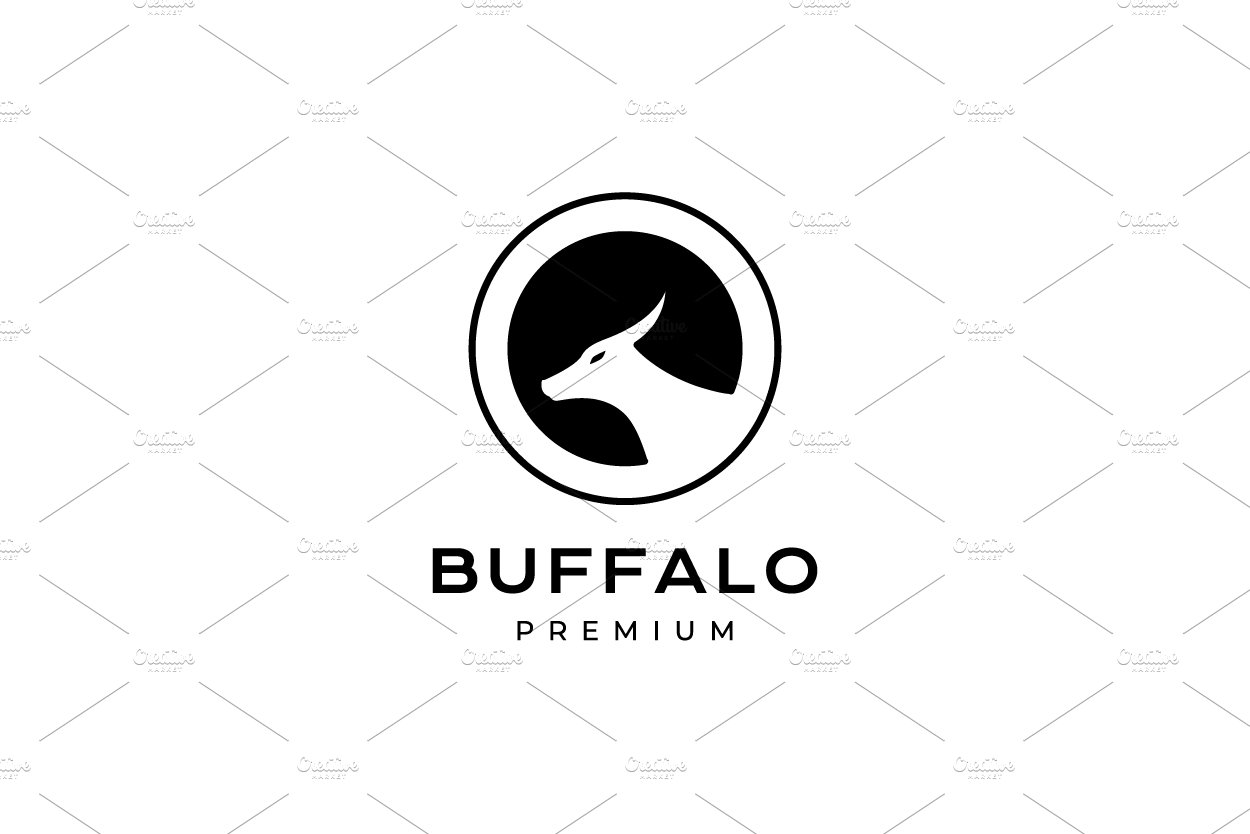 geometric buffalo face logo cover image.