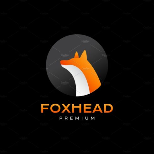 head fox with circle abstract logo cover image.