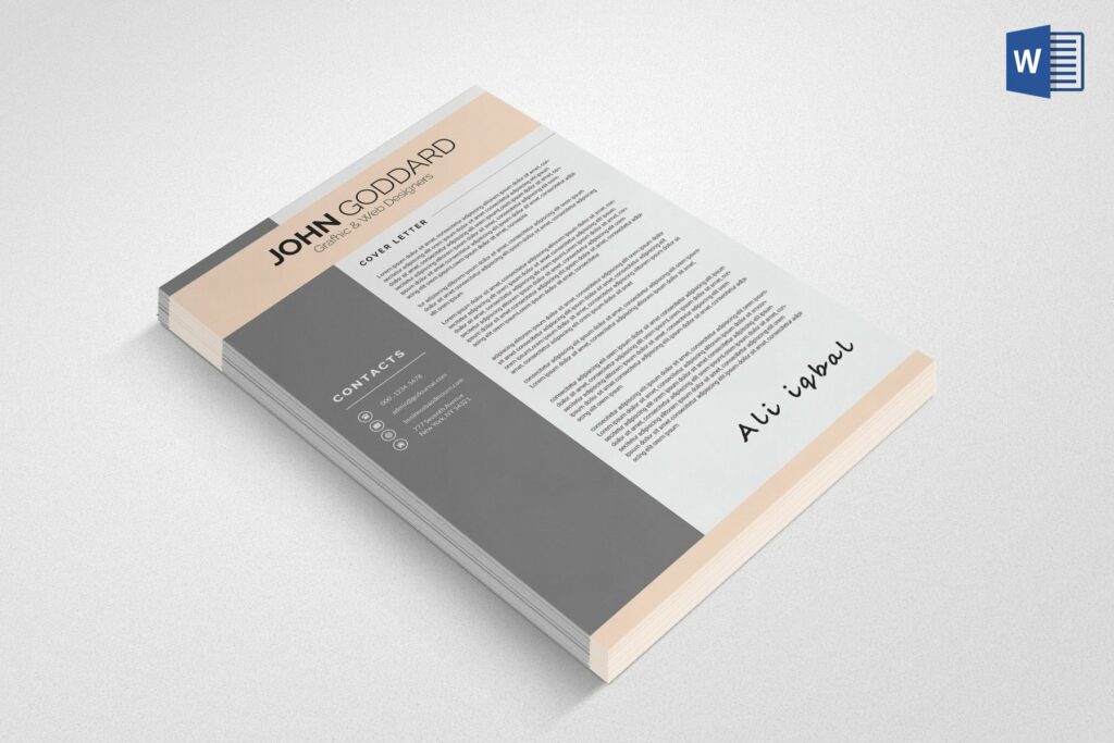 Ready 3-Piece Resume/CV Set – MasterBundles
