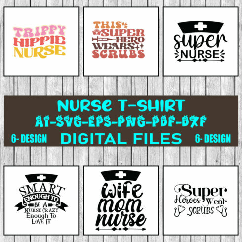 Nurse T-shirt Design Bundle Vol-6 cover image.