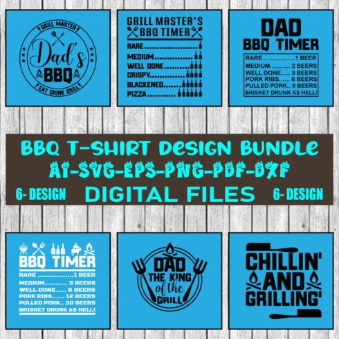 BBQ T-shirt Design Bundle Vol-02 cover image.