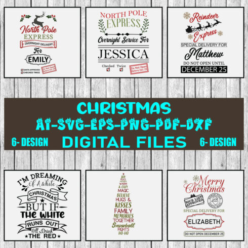 Christmas SVG Design Bundle Vol-30 cover image.