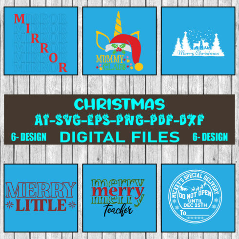 Christmas SVG Design Bundle Vol-82 cover image.