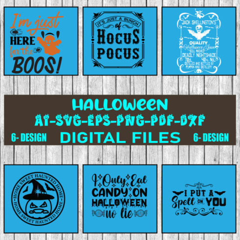 Halloween SVG Design Bundle Vol-04 cover image.