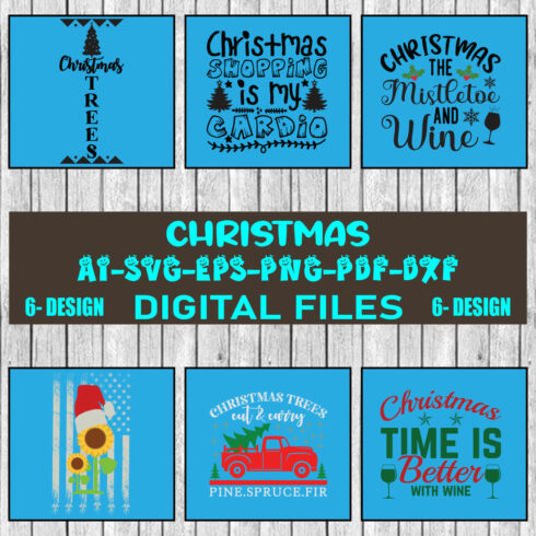 Christmas SVG Bundle Merry Christmas Svg Christmas Svg Christmas Ornaments svg Winter Svg Funny Christmas Bundle svg Vol-07 cover image.