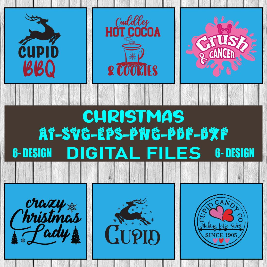 Christmas SVG Bundle Merry Christmas Svg Christmas Svg Christmas Ornaments svg Winter Svg Funny Christmas Bundle svg Vol-13 cover image.