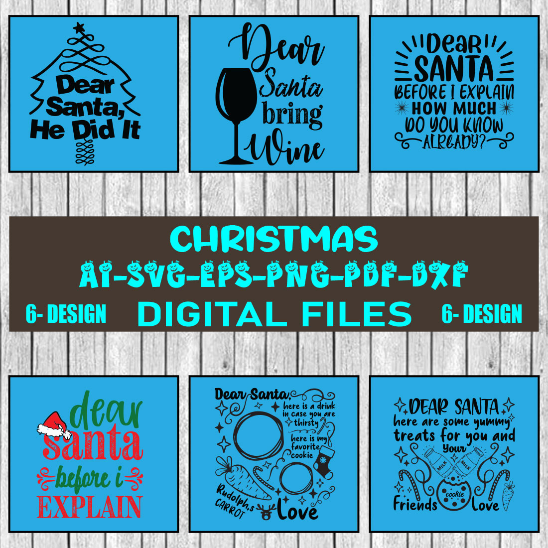 Christmas SVG Design Bundle Vol-40 cover image.