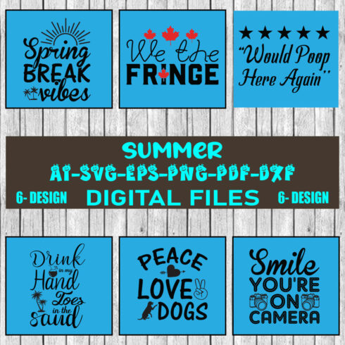 Summer Bundle SVG Files Vol-04 cover image.