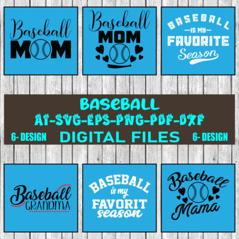 Baseball SVG Bundle,Baseball SVG,Baseball Mom SVG,Baseball Clipart,Baseball Cut Files,Sports Svg,Baseball Quote,Svg Bundle Vol-06 cover image.