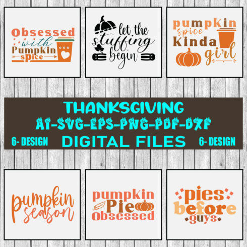 Thanksgiving Bundle SVG Files Vol-05 cover image.