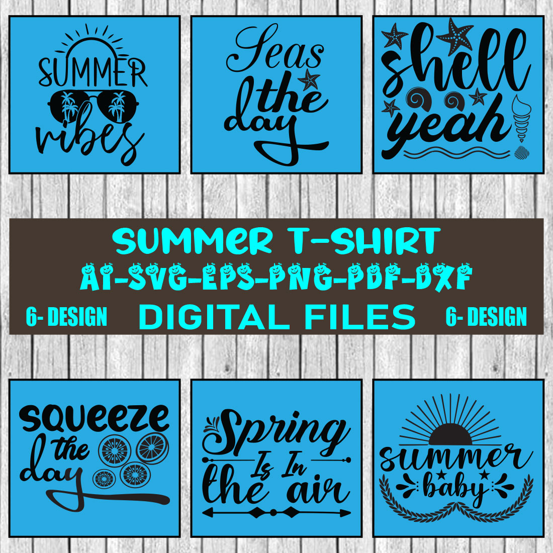 Summer T-shirt Design Bundle Vol-8 cover image.