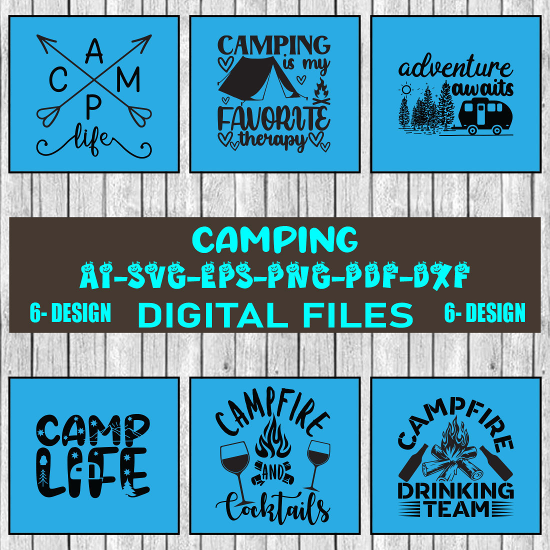 Camping SVG Bundle, Camping Crew SVG, Camp Life SVG, Funny Camping Svg, Campfire Svg, Camping Gnomes Svg, Happy Camper Svg, Love Camp Svg Vol-01 cover image.