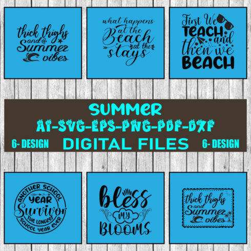 Summer Bundle SVG Files Vol-08 cover image.