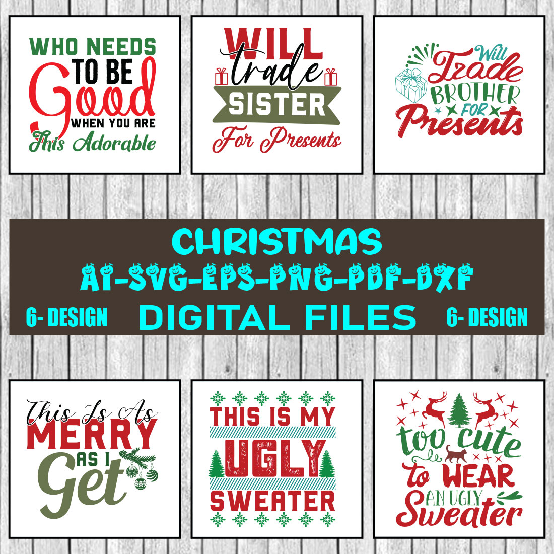 Christmas SVG Bundle Merry Christmas Svg Christmas Svg Christmas Ornaments svg Winter Svg Funny Christmas Bundle svg Vol-43 cover image.