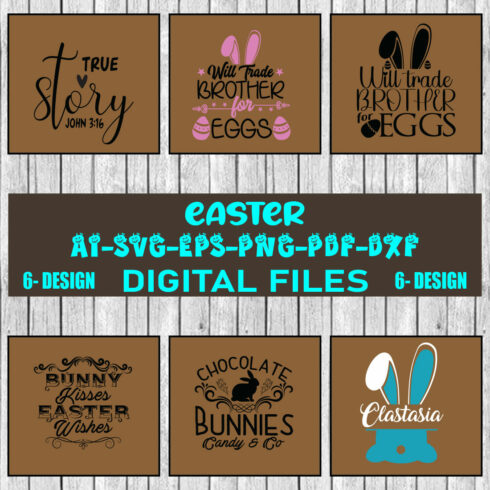 Happy Easter SVG Bundle, Easter SVG, Easter quotes, Easter Bunny svg, Easter Egg svg, Easter png, Spring svg, Vol-08 cover image.