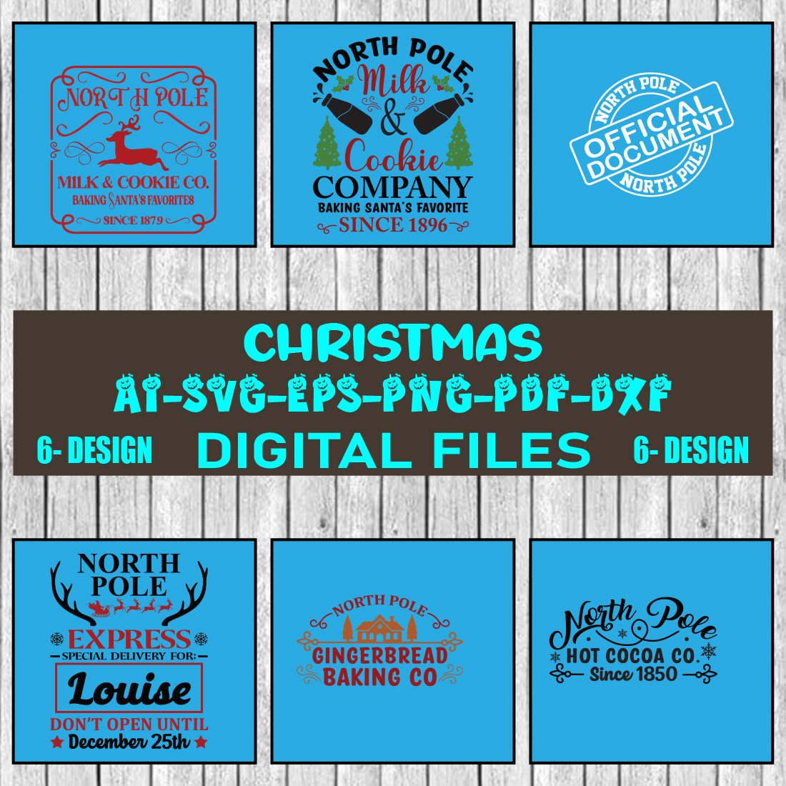 Christmas SVG Design Bundle Vol-24 cover image.