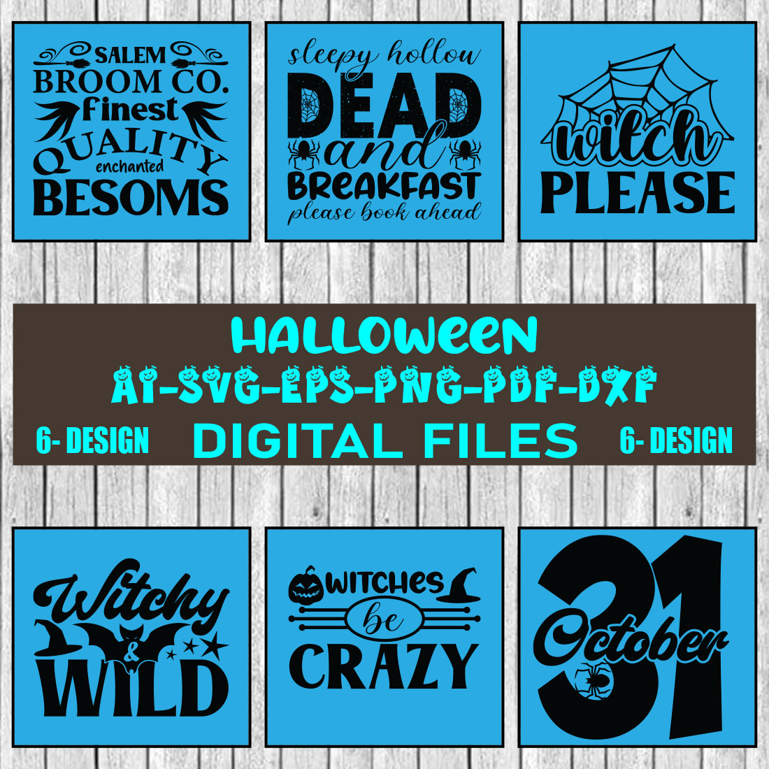 Halloween SVG Design Bundle Vol-38 cover image.