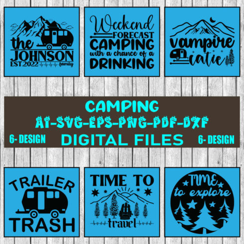 Camping SVG Bundle, Camping Crew SVG, Camp Life SVG, Funny Camping Svg, Campfire Svg, Camping Gnomes Svg, Happy Camper Svg, Love Camp Svg Vol-04 cover image.