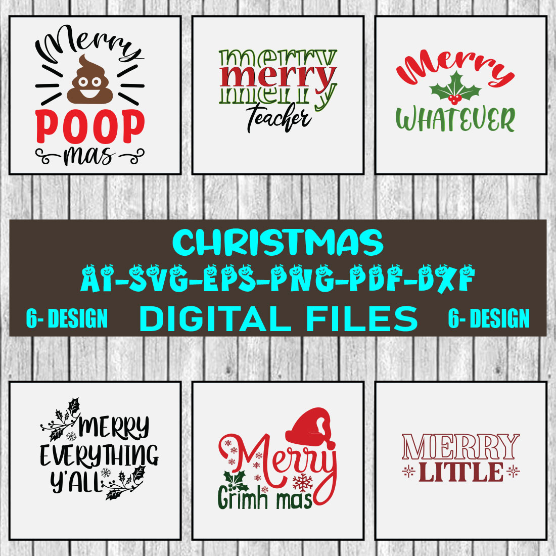 Christmas SVG Design Bundle Vol-33 cover image.