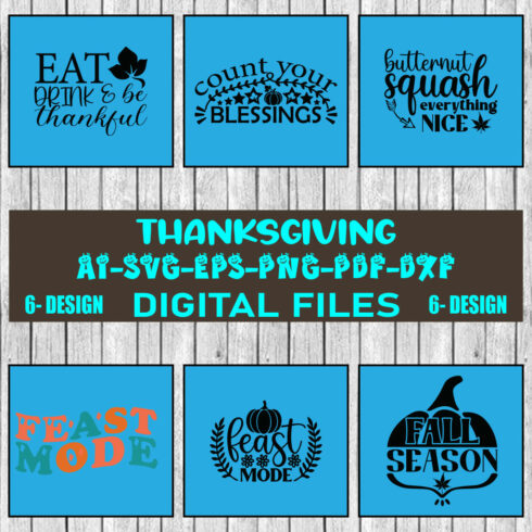 Thanksgiving Bundle SVG Files Vol-02 cover image.