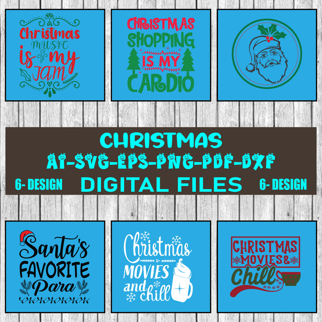 Christmas SVG Bundle Merry Christmas Svg Christmas Svg Christmas Ornaments svg Winter Svg Funny Christmas Bundle svg Vol-06 cover image.