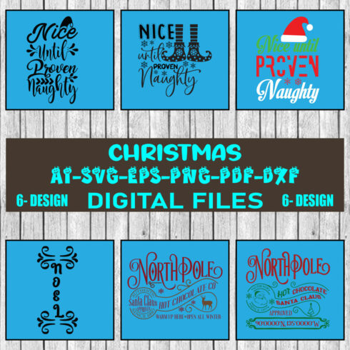 Christmas SVG Design Bundle Vol-84 cover image.