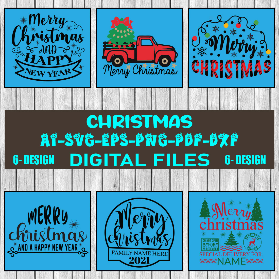 Christmas SVG Design Bundle Vol-79 cover image.