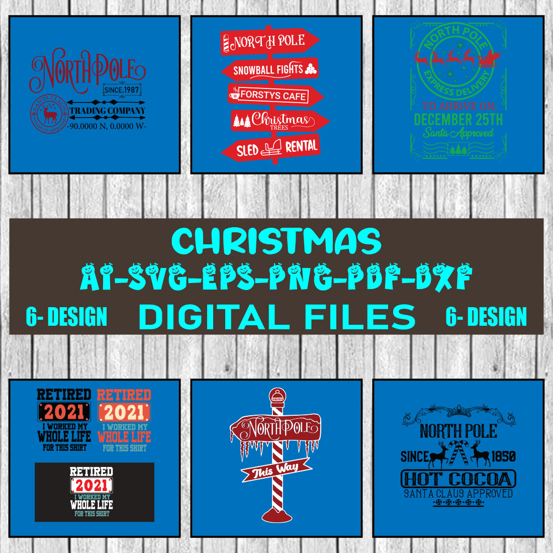 Christmas SVG Design Bundle Vol-26 cover image.