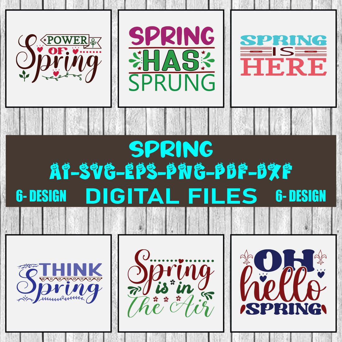 Spring Bundle SVG Files Vol-03 cover image.