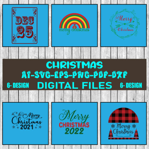 Christmas SVG Design Bundle Vol-04 cover image.