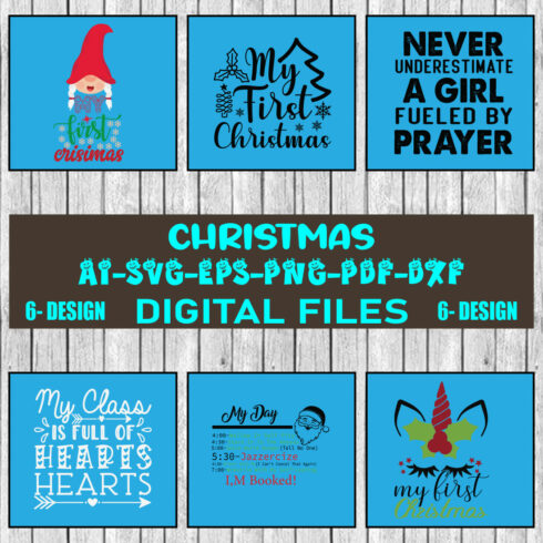 Christmas SVG Design Bundle Vol-83 cover image.