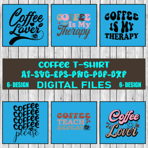 Coffee T-shirt Design Bundle Vol-3 cover image.