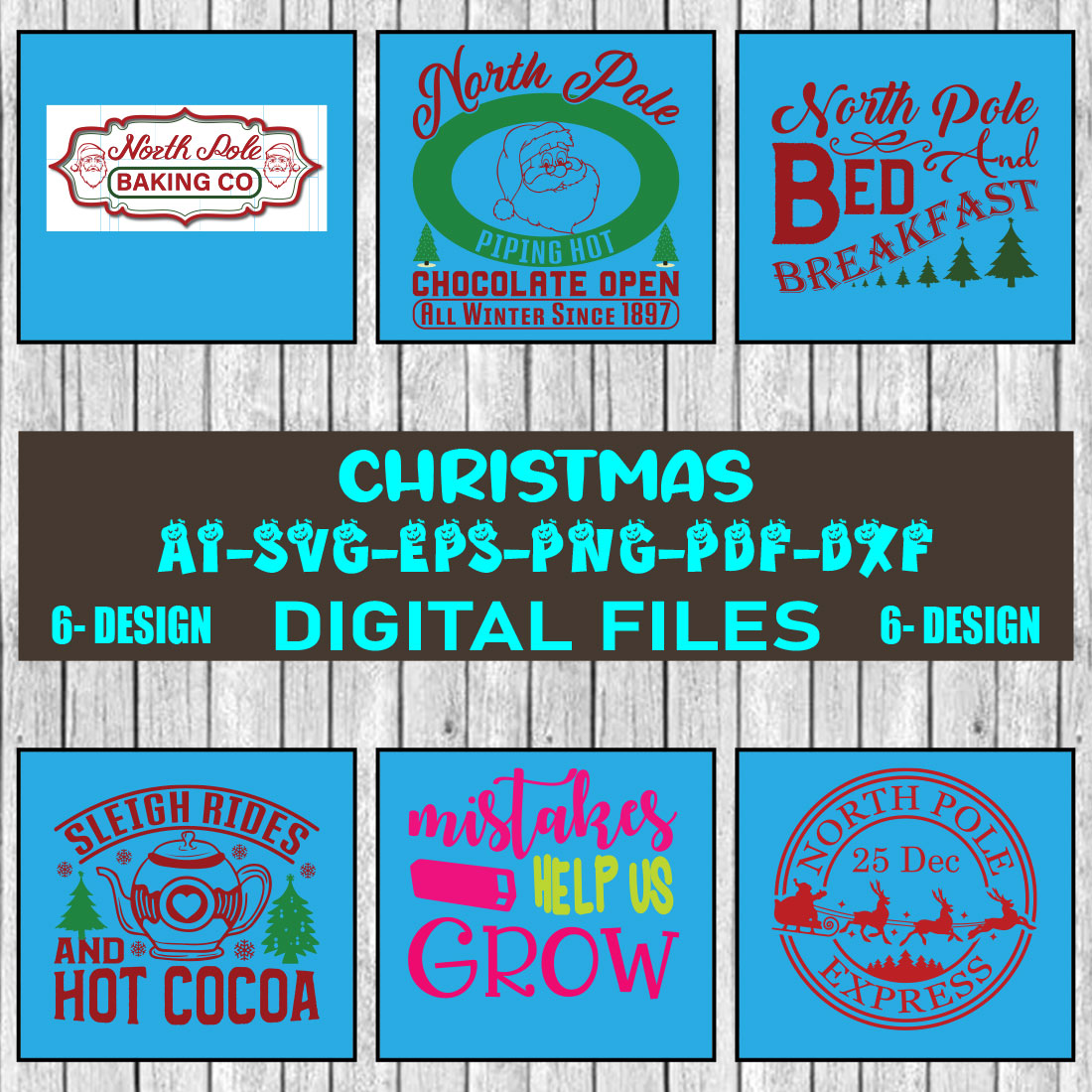 Christmas SVG Design Bundle Vol-35 cover image.