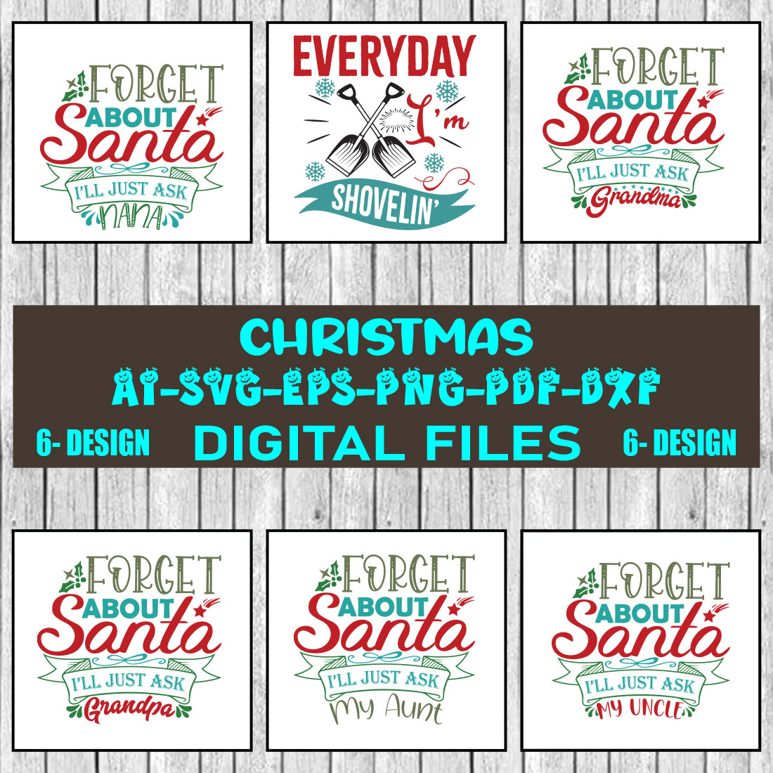 Christmas SVG Bundle Merry Christmas Svg Christmas Svg Christmas Ornaments svg Winter Svg Funny Christmas Bundle svg Vol-40 cover image.