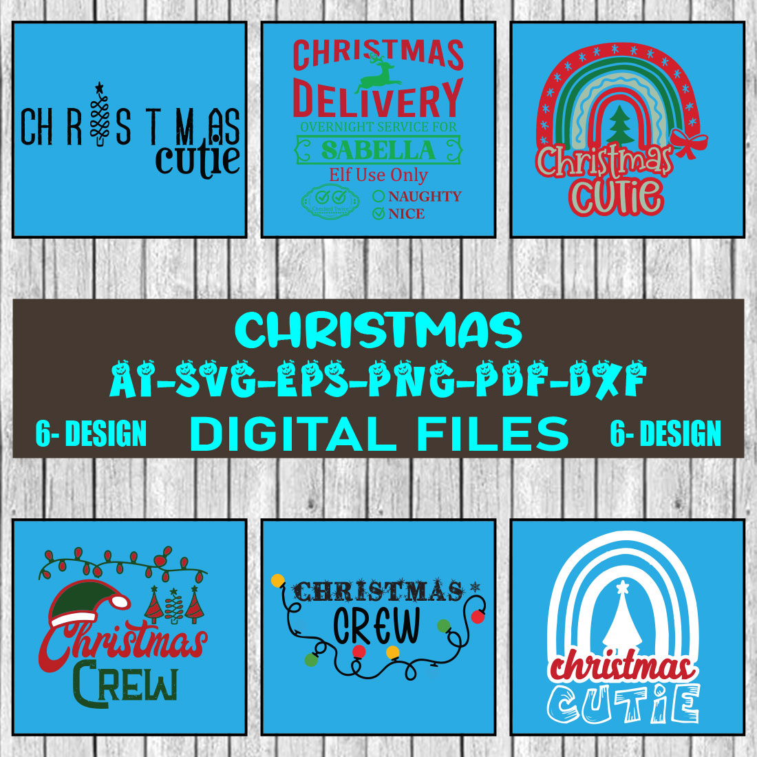 Christmas SVG Bundle Merry Christmas Svg Christmas Svg Christmas Ornaments svg Winter Svg Funny Christmas Bundle svg Vol-03 cover image.