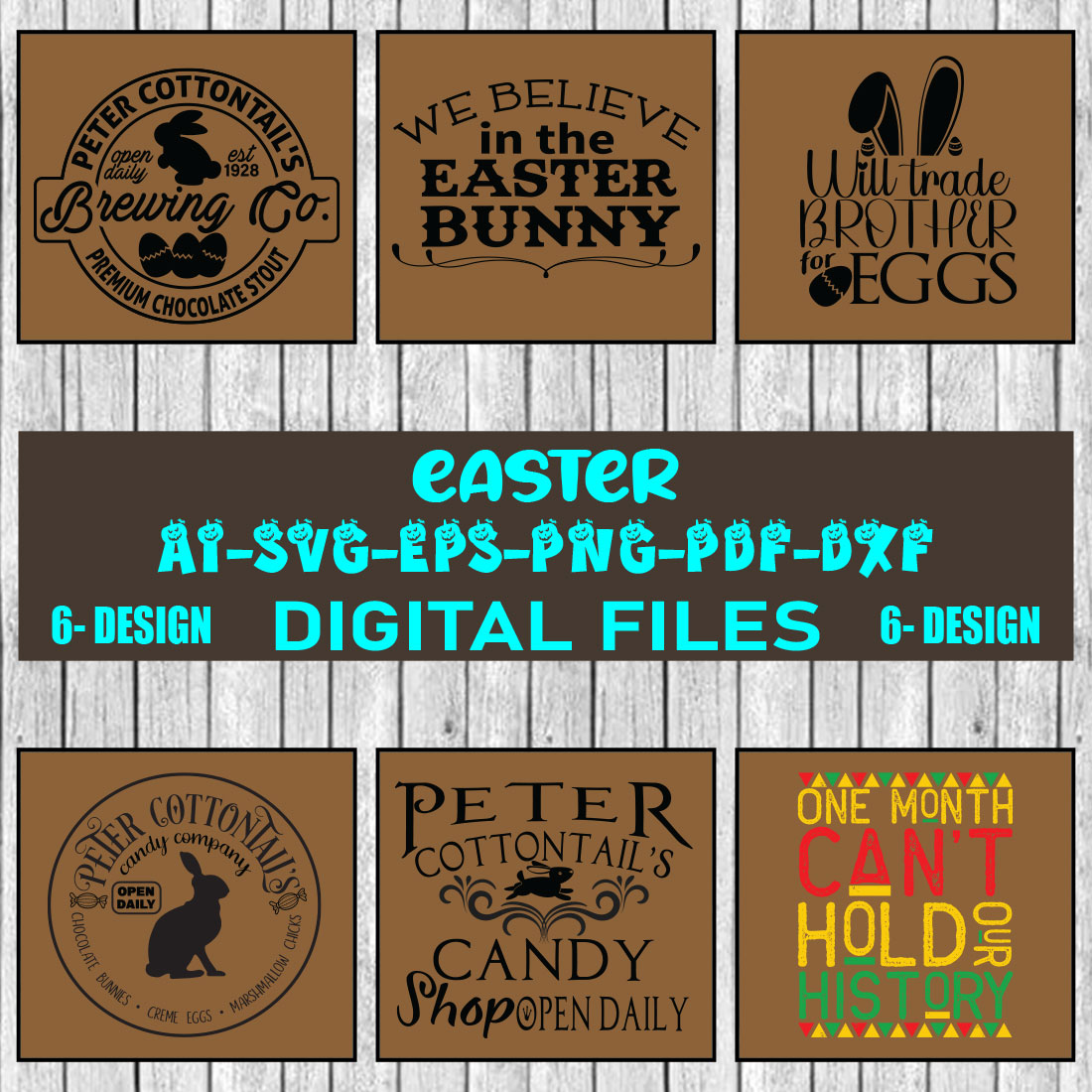 Happy Easter SVG Bundle, Easter SVG, Easter quotes, Easter Bunny svg, Easter Egg svg, Easter png, Spring svg, Vol-12 cover image.