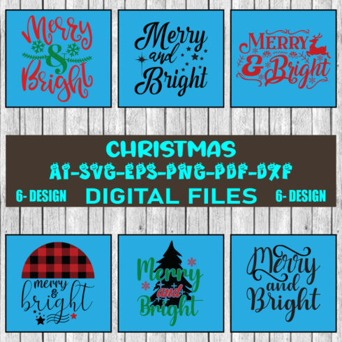 Christmas SVG Design Bundle Vol-75 cover image.