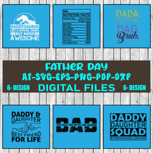 Father Day SVG Design Bundle Vol-02 cover image.