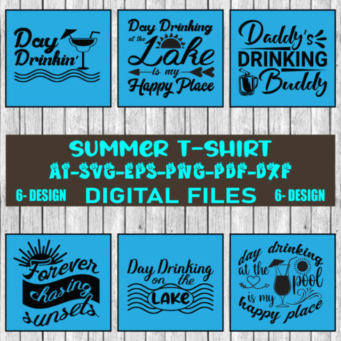 Summer T-shirt Design Bundle Vol-3 cover image.