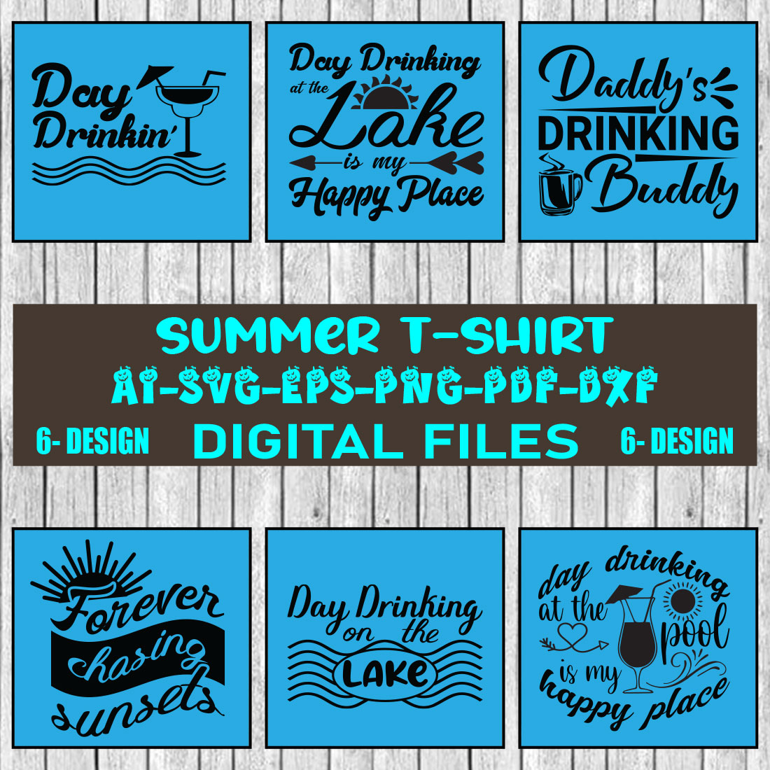 Summer T-shirt Design Bundle Vol-3 cover image.