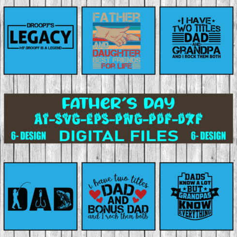 Father Day SVG Design Bundle Vol-03 cover image.